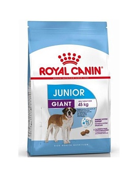 Royal Canin Giant Junior Корм для Щенков Гигантских Пород с 8 до 18/24 Месяцев 3.5кг купить  зоотовары для животных