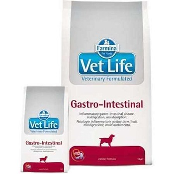 Farmina Vet Life Gastro-Intestinal Диета для Собак При Нарушениях Работы Жкт 12кг купить 