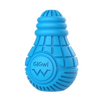 GiGwi BULB RUBBER Игрушка для собак Резиновая лампочка 8 см купить 