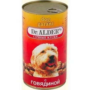 Dr. Alders Dog Garant Говядина 12х1230г купить 