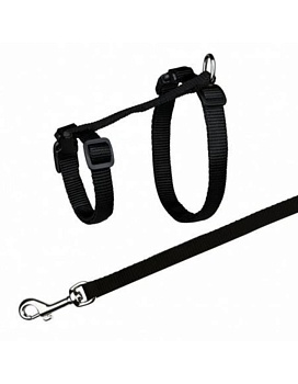 TRIXIE 41960 Шлейка с поводком для крупных кошек 34-57см/13мм купить  зоотовары для животных