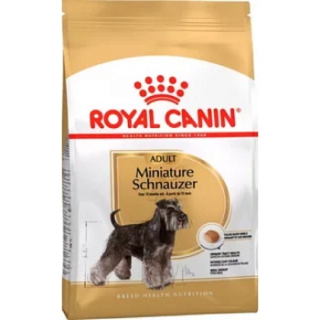 Royal Canin Miniarure Adult SCHNAUZER корм для собак породы Миниатюрный Шнауцер старше 10 месяцев 3кг купить 