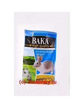 ВАКА High Quality корм для декоративных кроликов 500гр купить  зоотовары для животных