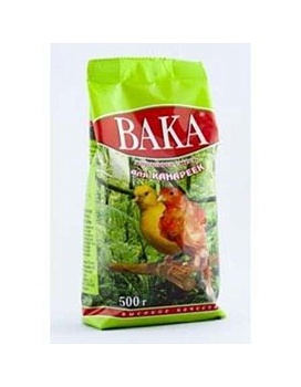 ВАКА Высокое Качество корм для канареек 500гр купить  зоотовары для животных