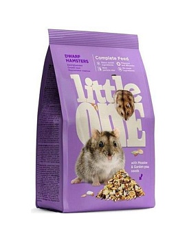 Little One Корм для карликовых хомяков 400гр купить  зоотовары для животных