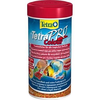 TETRA Pro Colour - корм чипсы для улучшения окраса всех декоративных рыб 100мл. купить 