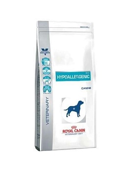 Royal Canin VET Hypoallergenic DR21 (Гиппоаллерд. Канин) Диета для собак с пищевой аллергией/непереносимостью 14кг купить  зоотовары для животных
