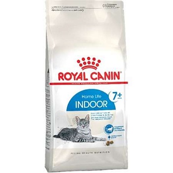 Royal Canin Indoor+7 сухой корм кошек старше 7 лет живущих в помещении 1,5кг купить 