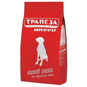 Трапеза BREED сухой корм дл собак средних пород 18кг купить 