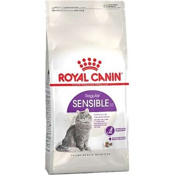 Royal Canin Sensible 33 сухой корм для кошек привеледливых к еде 15кг купить 