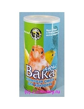 ВАКА Люкс корм для канареек 900гр купить  зоотовары для животных