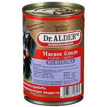 Dr. Alders Dog Garant Мясное Блюдо - Ягненок 400г купить 