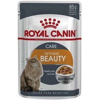 Royal Canin Intense Beauty Jelly в Желе для Кошек Старше 1-Го Года для Поддержания Красоты Шерсти 24х85г купить 