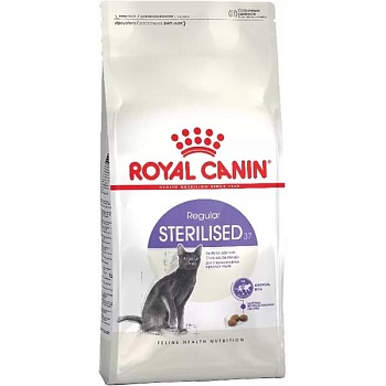 Royal Canin STERILISED 37 корм для стерилизованных кошек до 7 лет 1,2кг купить 