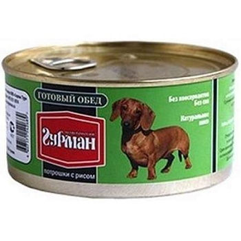 Четвероногий Гурман Готовый Обед для cобак Потрошки с Рисом 12х325г купить  зоотовары для животных