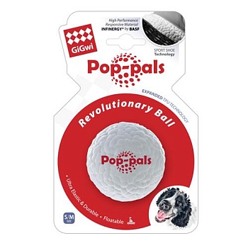 GiGwi POP PALS Игрушка для собак Мяч 6 см купить 