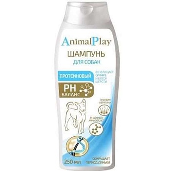 Animal Play-Протеиновый шампунь для собак всех пород 250 мл купить 
