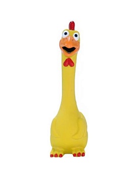 HOMEPET Игрушка для собак Петух с пищалкой латекс 45см PCC3101-L купить  зоотовары для животных