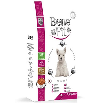 Benefit Puppy Mini with Lamb & Rice сухой корм для щенков 2,5кг купить 