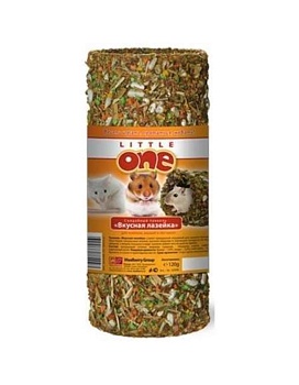 LITTLE ONE Лакомство-игрушка для грызунов Туннель малый 120г купить  зоотовары для животных