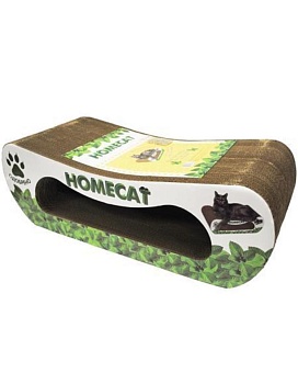 HOMECAT Когтеточка Мятная волна большая 61*25*20 см (гофрокартон) купить  зоотовары для животных