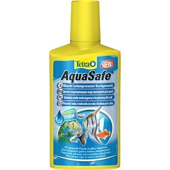 TETRA AquaSafe Препарат для подготовки водопроводной воды в воду, пригодную для обитания аквариумных рыб 50мл купить 