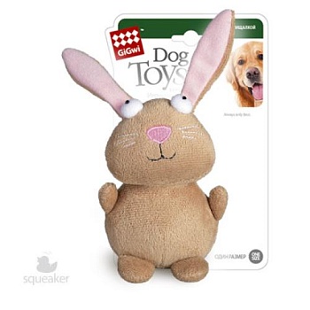 Gigwi Игрушка для Собак Кролик с Пищалкой купить 