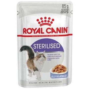 Royal Canin Sterilised Jelly Влажный Корм в желе для Стерилизованных Кошек 28х85г купить 