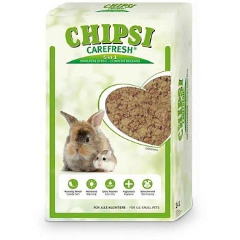 CHIPSI CAREFRESH Original бумажный наполнитель для мелких домашних животных и птиц 5л купить 