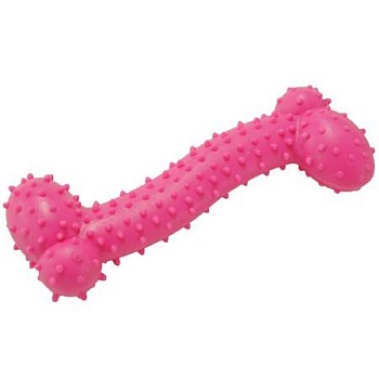 HOMEPET Игрушка для собак Косточка с шипами TPR 10,5см X014 купить 