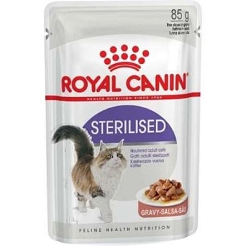Royal Canin Sterilised Влажный Корм для Стерилизованных Кошек в Соусе 28х85г купить 