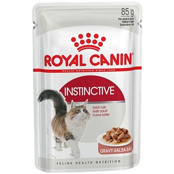 Royal Canin Instinctive Souse консервы для кошек старше 1-го года Соус 85г купить 